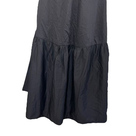 BOBBI ROCCO Axel Midi Ruffle Cut Out Dress Black Size Large NEW WITH TAGS - Picture 10 of 12